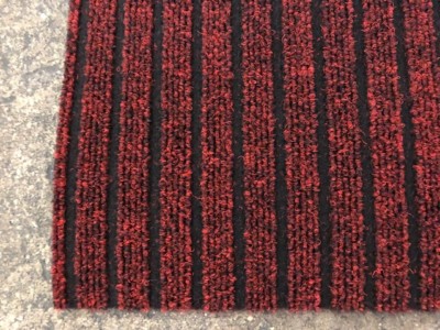 XL Schmutz Fang Teppich Läufer Pando Rot 200 cm breit