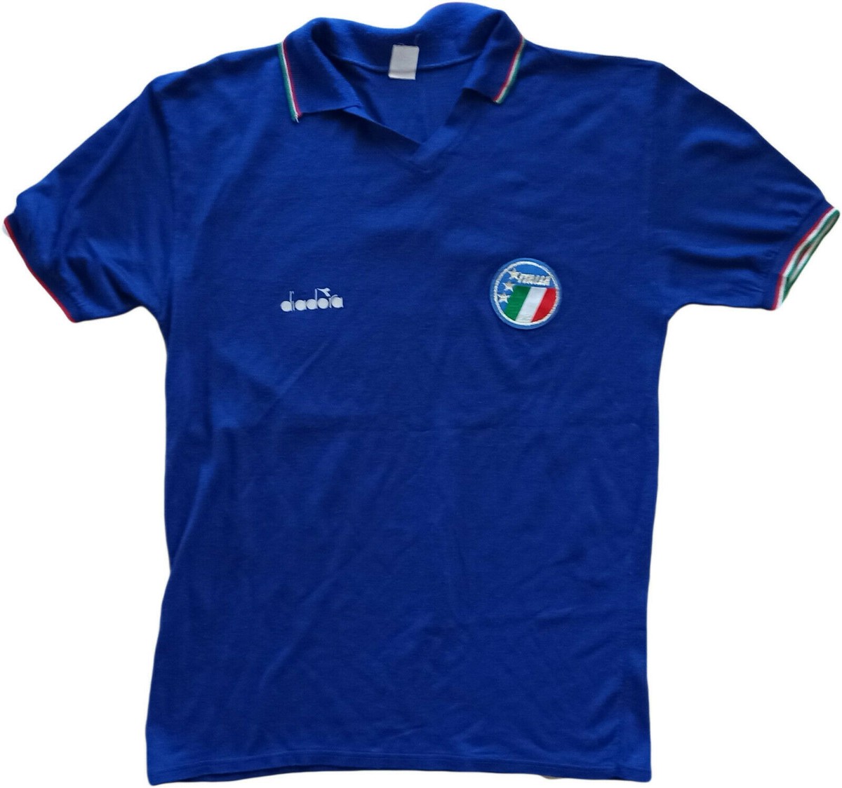 Maillot De Survêtement Italie Diadora 1990 – Tracksuit Training Shirt Vintage Baggio Schillaci