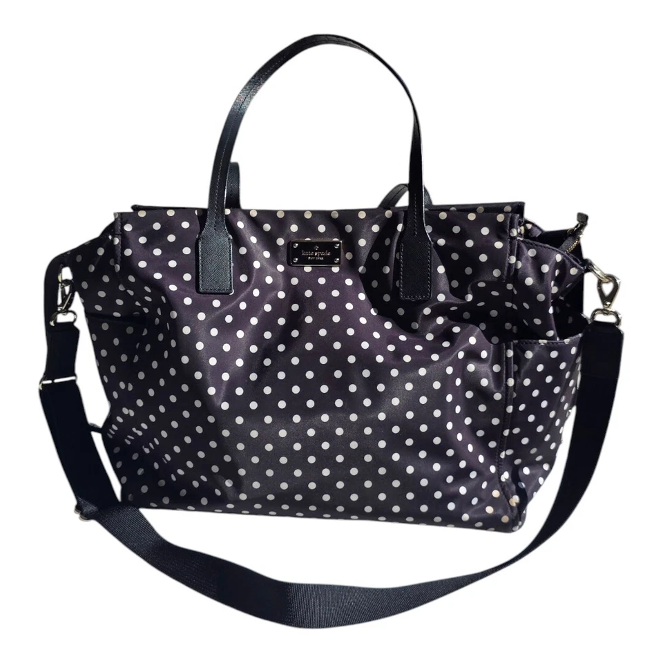 Сумка с короткими ручками Kate Spade Kaylie в горошек детская сумка для подгузников рабочая дорожная сумка большая - Изображение 2 из 4