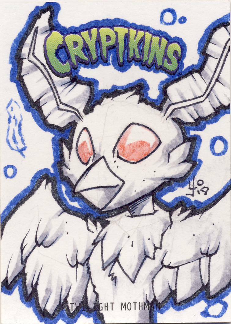 2018 Cryptozoic pre-MetaZoo Cryptid Sketch Card Yonami twilight