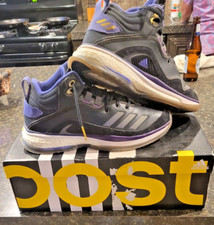 Great Deal-Adidas Boost Baseball Coaching Shoes-Black/Purple Sz 9-Any Fair Offer