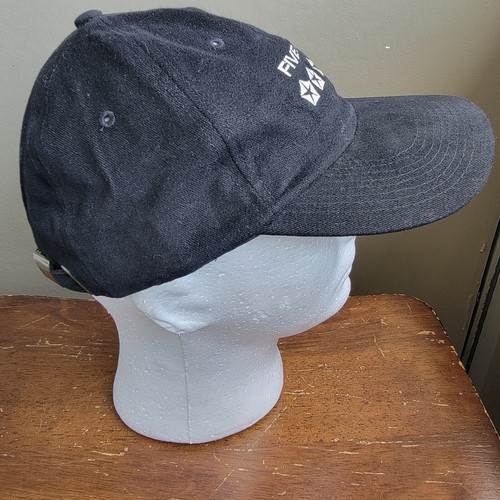 Chrysler Five Star Mens Hat Adjustable Strapback Black Baseball Dad Cap - Picture 5 of 9