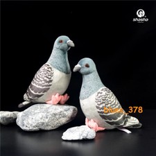 7.8" Pigeon Plush Toy Carrier Pigeon Simulation Soft Stuffed Bird Doll Toy Gift