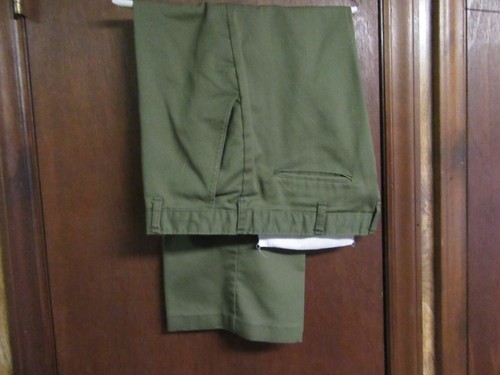 Boy Scout Leader Pants, 1980's No Cargo Pockets, Waist 36, Inseam 25 CU51 - 第 1/1 張圖片