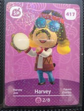 Harvey Animal Crossing Amiibo Card 417 Ser...