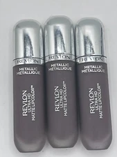 Revlon Ultra HD Matte/Mat Lipcolor & Metallique-720 LUSTER SET OF 3