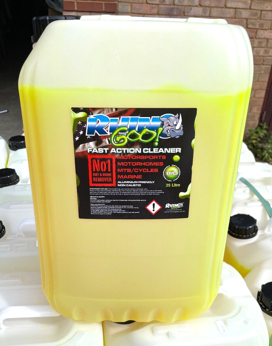 Rhino Goo Fast Action Cleaner - MX Enduro Bikes MTB Cycles Motorcycle Bikes 25L