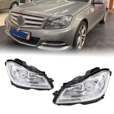 Scheinwerfer für Mercedes C Klasse W204 S204 2007-2014 Halogenscheinwerfer Lampe
