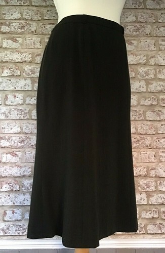 Basler A Line Flare Green Lined Skirt UK16 EU 42 Smart Work Formal BNWT Wool Mix - Picture 6 of 10