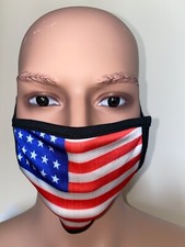 American Flag Adult Unisex Fashion Face Mask Pack Of 30