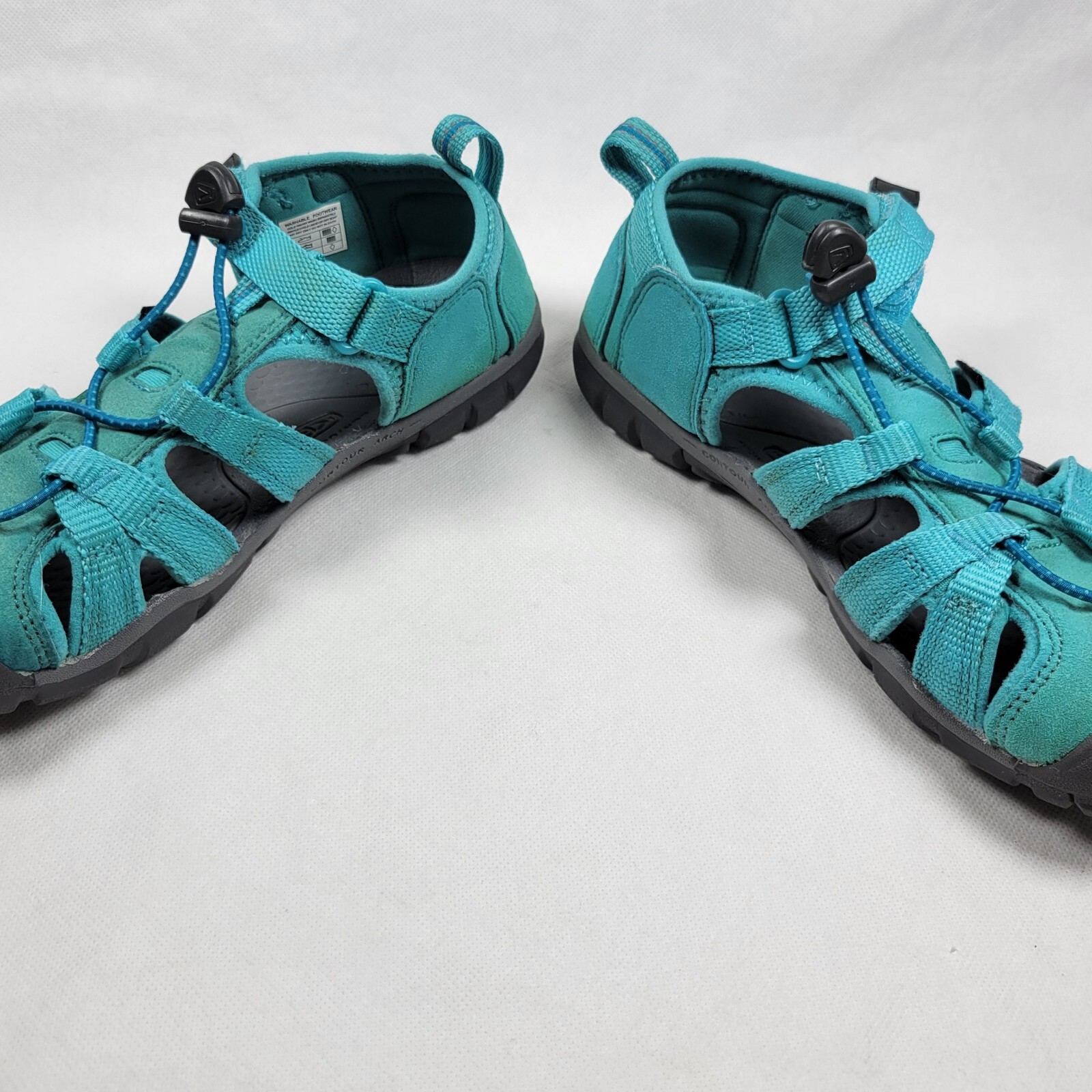 Scarpe sandali KEEN donna Newport H2 impermeabili taglia 4 verde acqua escursionismo outdoor