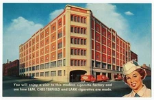 L&M, Chesterfield and Lark Cigarette Factory, Richmond, Virginia 1950's
