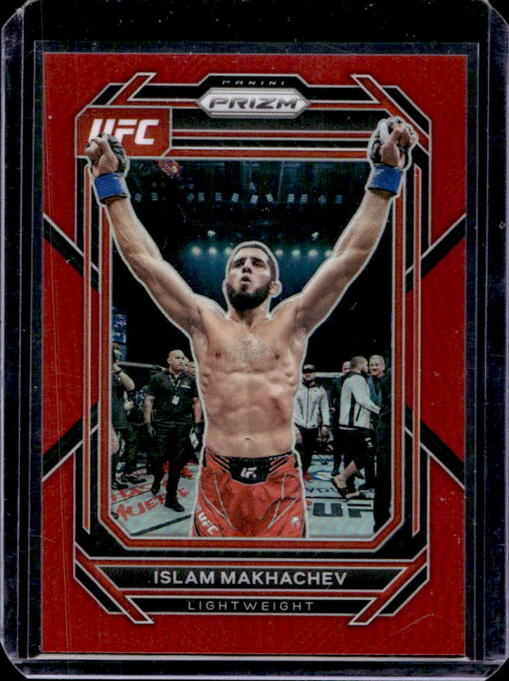 2023 Prizm UFC Islam Makhachev Red Prizms #/199 #177