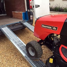 LONG Steel Ramps 1.85m PAIR 400kg LAWNMOWER RIDE ON SCOOTER ACCESS