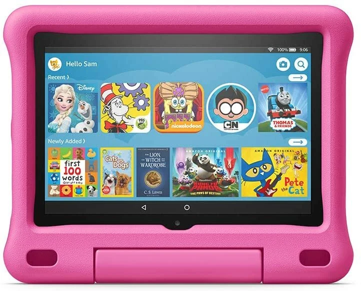 All-new Fire HD 8 Kids Edition Tablet 8" HD 32GB w/ Kid-Proof Case Blue/Pink/Pur - Image 2 of 4