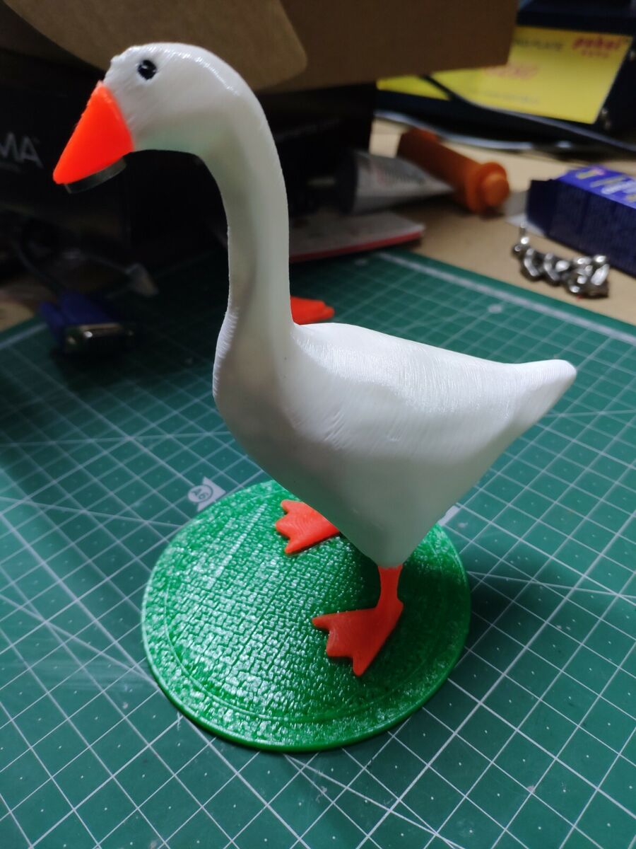 You can 3D print an Untitled Goose Game goose for maximum mischief