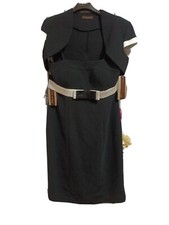 Tubino Nero Elegante Con Coprispalle 