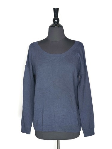 Gap Navy Blue Wool Knit Boat Neck 