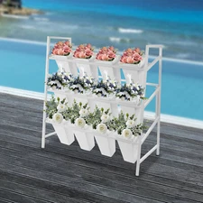 Metal Plant Stand Holder Flower Display Rack Indoor Outdoor Flower Holder Rack