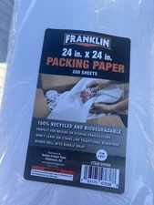 Packing Paper 24in x 24in 200 Sheets 100% Recycled & Biodegradable