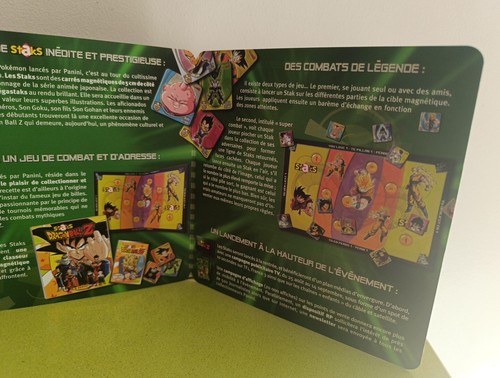 DOSSIER DE PRESSE DRAGONBALL Z STAKS PANINI TOEI ANIMATION NEUF - Photo 4/6