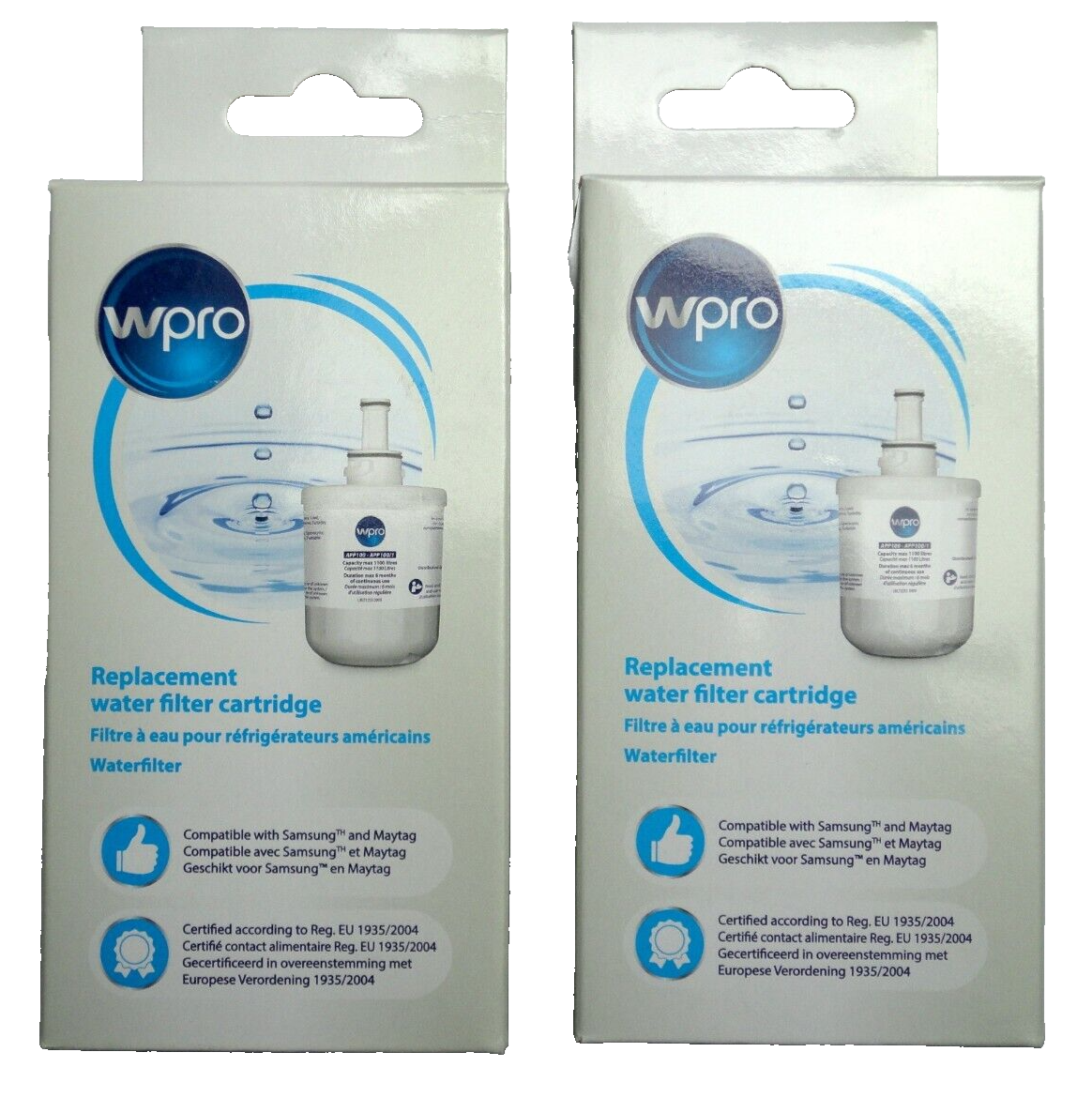 GENUINE Wpro Water Filter for Samsung American Style Fridge Freezers C00375294 - Image 9