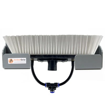 AMBERQUIP Water Fed Brush Head Holder. Van Ply-Lining Mount. Waterproof Storage