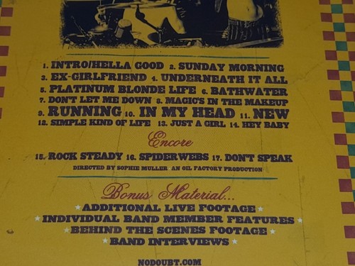 No Doubt Rock Steady Live DVD (2003). Very Good Condition. FREE POSTAGE. - Picture 4 of 5