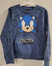 Boys' Sonic the Hedgehog pullover sweatshirt Size XS NWT