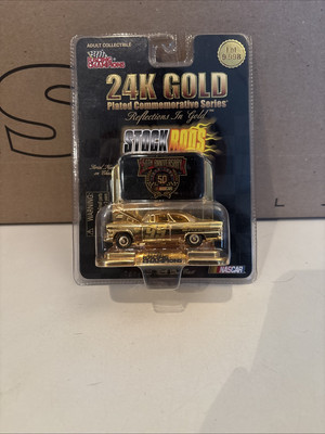 Racing Champions Stock Rods 24K Gold Plated #99 Exide 1998 NASCAR 50th Annivers.