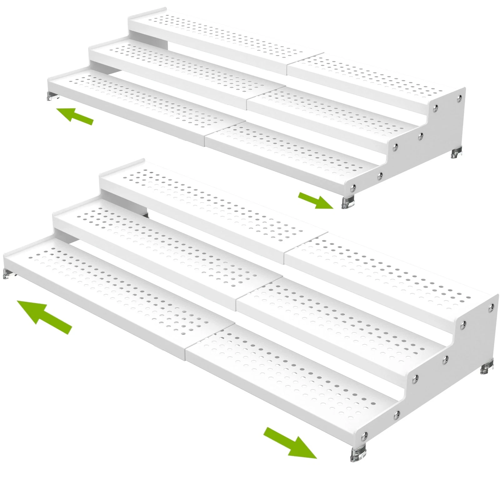 Spice Rack Organizer for Cabinet, 3 Tier Expandable Shelf, Great for Kitchen ...