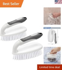Scrub Brushes for Cleaning Bathtub Scrubber Heavy Duty Scrub Brush with Handl...