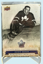 2017 Toronto Maple Leafs Centennial Gold Howie Meeker 98/100