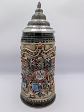 King Werk Deutschland Coat of Arms Limited Edition German Beer Stein 0.75L with Pewter Lid — listing 5