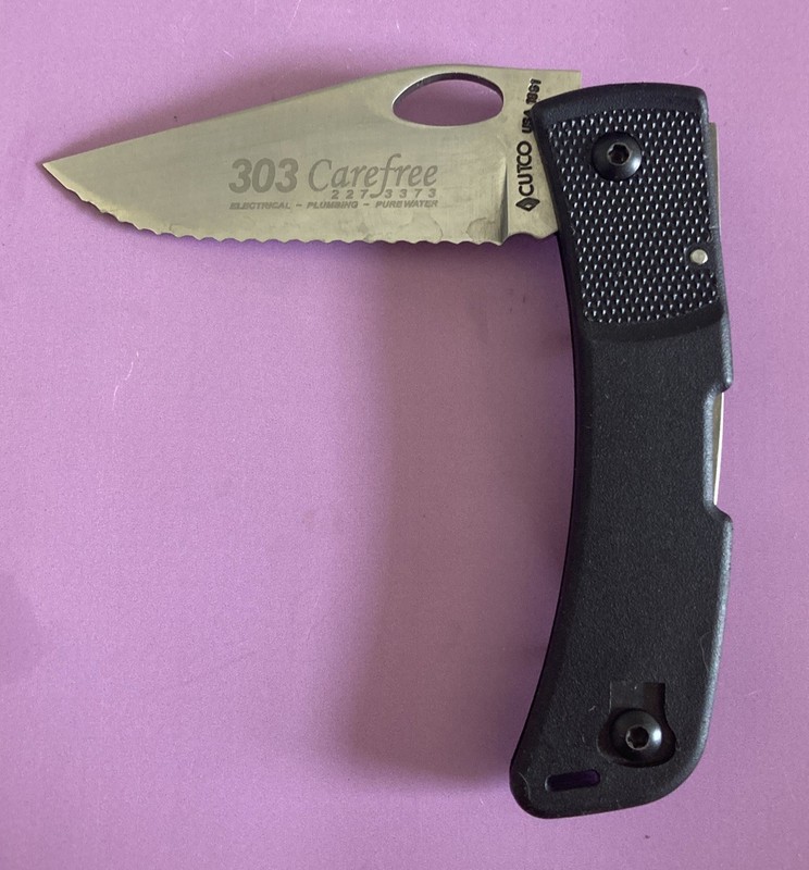 Cutco USA 🇺🇸 Model-1891 Pocket Knife Scarce Lock-back Nice Hi Quality.