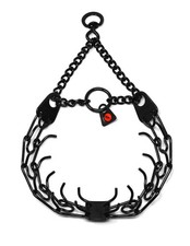 Herm Sprenger Black Stainless Steel Prong Dog Training Collar with Swivel Ult...