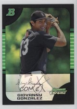2005 Bowman Chrome Refractor Gio Gonzalez Giovanny Gonzalez #158 0qn