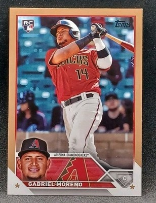 2023 Topps Update #US161 Gabriel Moreno Gold /2023 RC