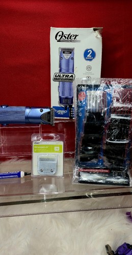 Oster Turbo A5 2-Speed Fur Clipper Kit w/ Blades & Accessories