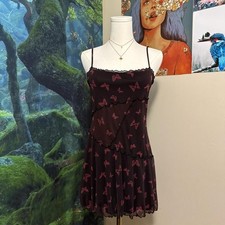 urban outfitters butterfly mesh slip dress y2k fairy coquette