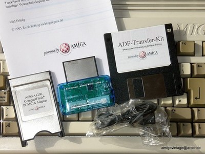Mega ADF-Transfer-Kit CF PCMCIA Amiga 600/1200 PC USB Card Reader