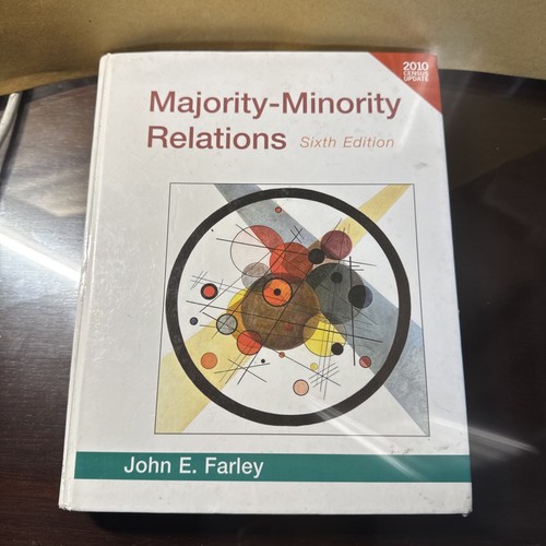 MAJORITY-MINORITY RELATIONS, BOOKS A LA CARTE EDITION (6TH By John E. Farley - Picture 2 of 6