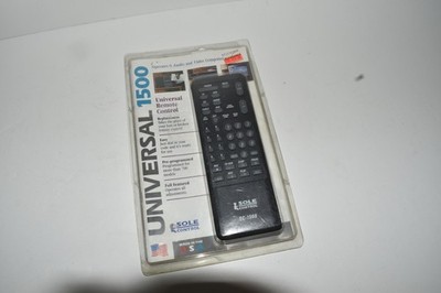 Sole Control Universal 1500 Replacement Remote Control 1994 Sealed (JKH18)