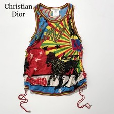 Women's Wear Christian Dior Christian Dior Tank Top Galliano Mania Allover Patte