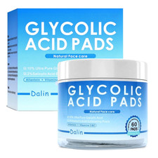 Glycolic Acid Pads, 10 Ultra Pure Glycolic Acid  2 Salicylic Acid, Exfoliatin