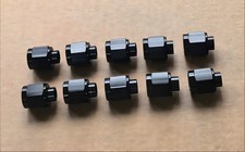 10x 6an Aluminum Tube Nut Sleeves For 38 Od Hard Lines Tubes