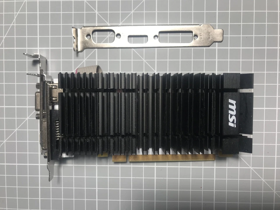 MSI Carte Graphique NVIDIA GT 730 2 Go PCI-E Silencieuse Pleine + Demi Largeur - Photo 2/4