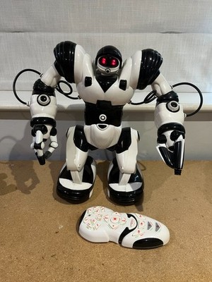 ROBOSAPIEN 14'' ROBOTER SPIELZEUG & FERNBEDIENUNG - FUNKTIONIERT - KOSTENLOSER VERSAND IN UK!!
