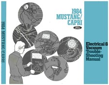 1984 Ford Mustang Capri Evtm Wiring Diagrams Manual