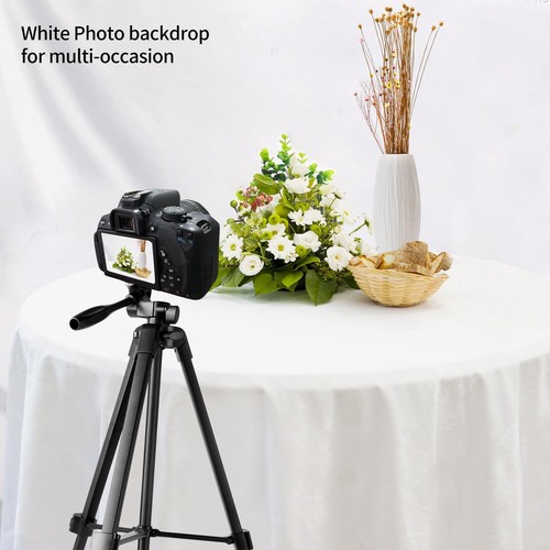 10 x 20 ft White Backdrop Background White Screen for Photography Video Recor... - Picture 2 of 7